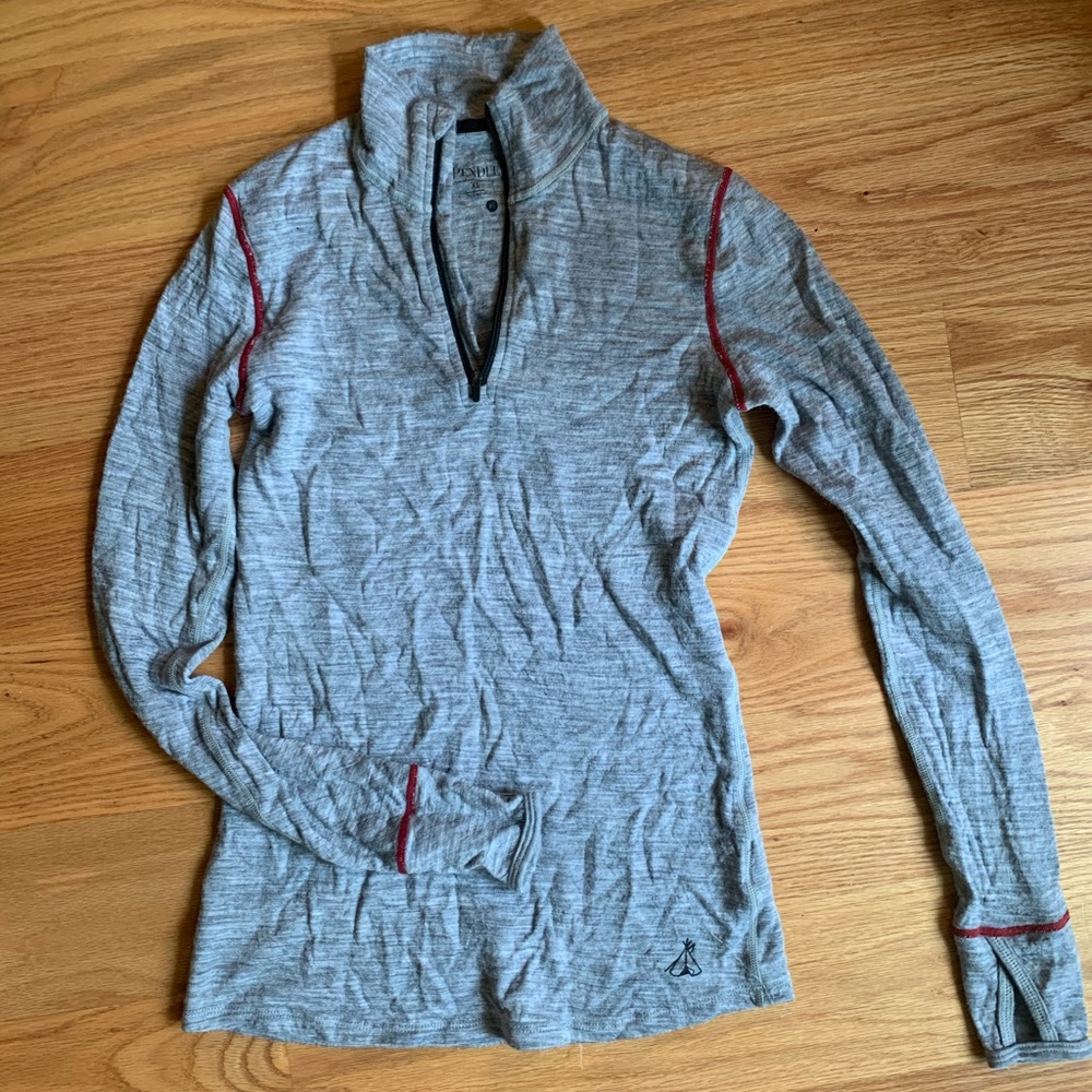 Pendleton Grey Quarter Zip